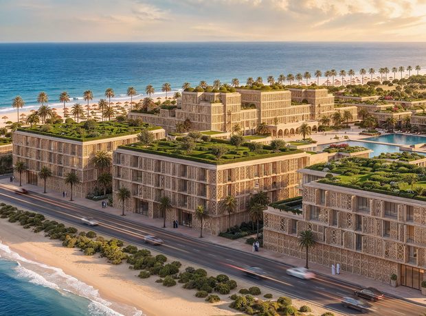 400 metres of private beach